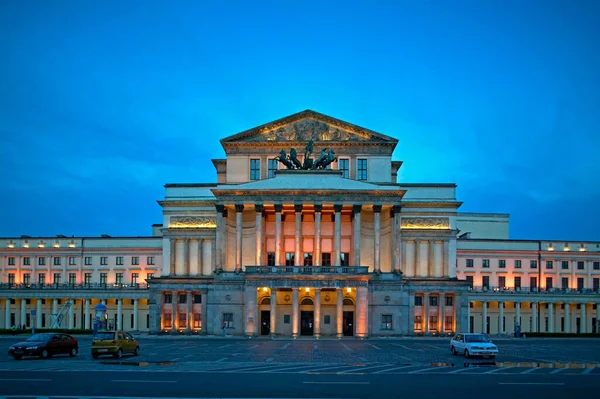 Teatr Wielki Teatro Nacional Varsóvia Polónia — Fotografia de Stock