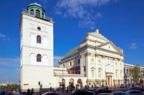 Εκκλησία Της Αγίας Άννας Βαρσοβία Πολωνία — Φωτογραφία Αρχείου