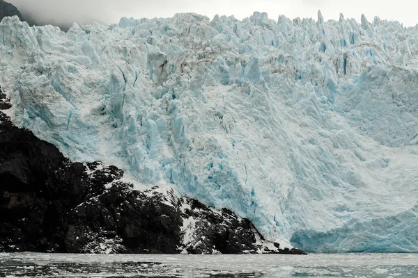 Holgate Glacier Harding Icefield Kenai Fjords National Park Alaska Eua — Fotografia de Stock