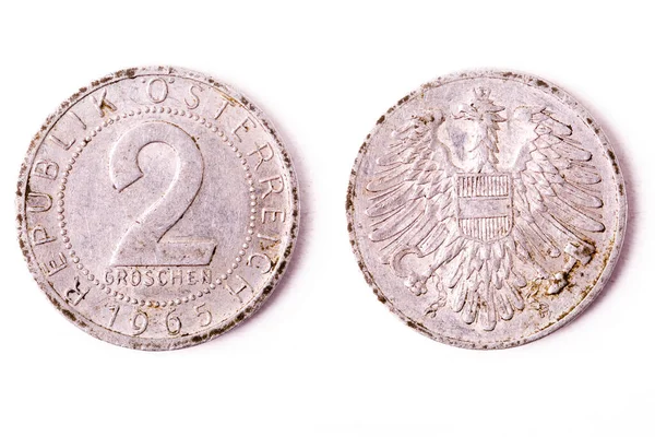 Pennies 1965 Áustria — Fotografia de Stock