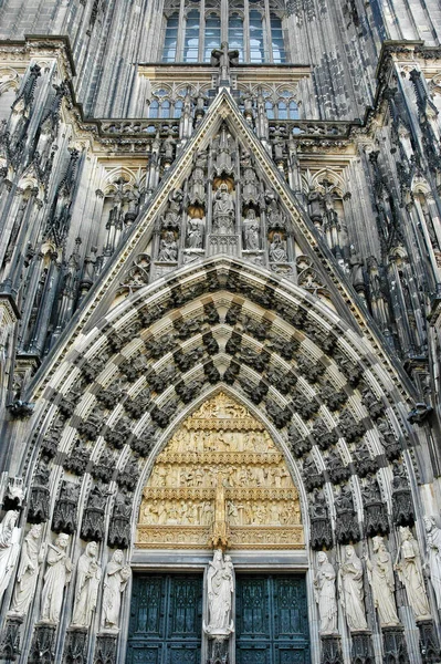 Portal Catedral Colônia Colônia Renânia Norte Vestfália Alemanha — Fotografia de Stock