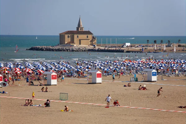 Beach Caorle Upper Adria Italy — Stock Photo, Image