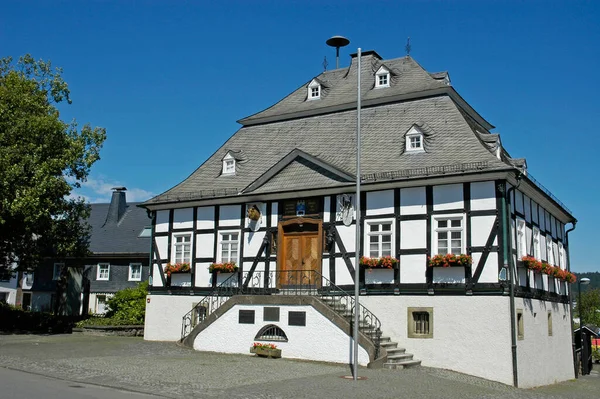 Câmara Municipal Eversberg Meschede Sauerland Renânia Norte Vestefália Alemanha — Fotografia de Stock