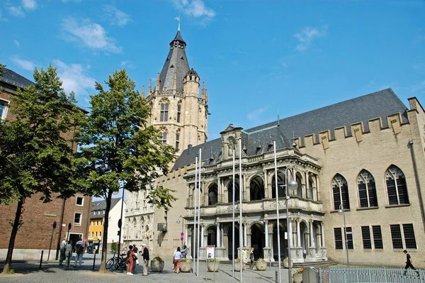 Municipio Storico Colonia Renania Settentrionale Vestfalia Germania — Foto Stock