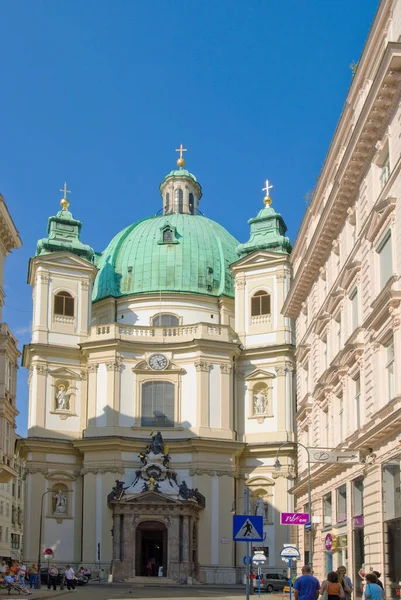 Церковь Святого Петра Вена Австрия — стоковое фото