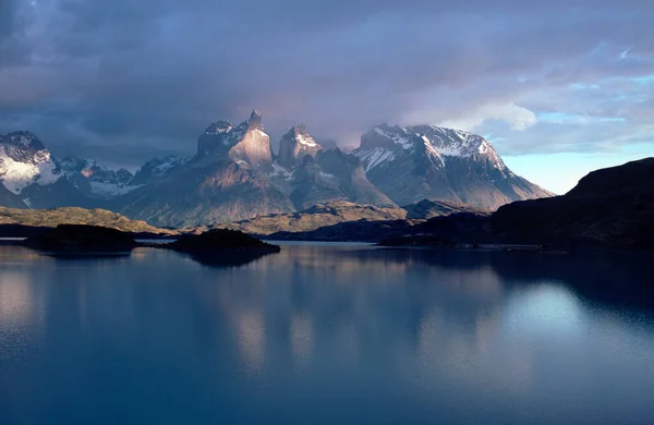 Lago Pehoe Parco Nazionale Torres Del Paine Patagonia Cile Sud — Foto Stock