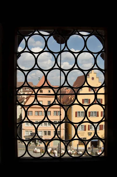 View Market Square Rothenburg Der Tauber Bavaria Germany — Stock Photo, Image