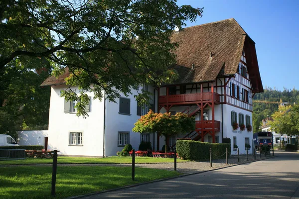 Gasthaus Ristorante Sternen Sulla Penisola Abbaziale Wettingen Argovia Svizzera — Foto Stock