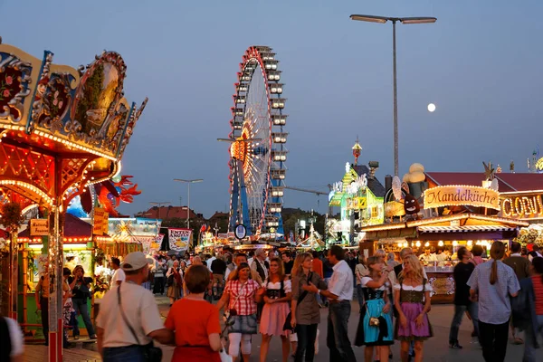 Oktoberfest Φεστιβάλ Μπύρας Μονάχου Βαυαρία Γερμανία — Φωτογραφία Αρχείου