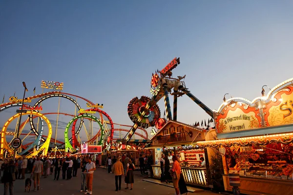 Ekim Festivali Münih Bira Festivali Bavyera Almanya — Stok fotoğraf