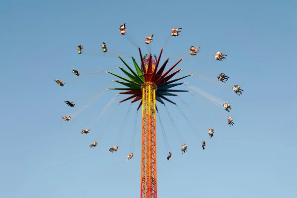 Oktoberfest München Sörfesztivál Star Flyer Bajorország Németország — Stock Fotó