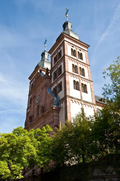 Барониальная Церковь Бывшая Церковь Аббатства Аморбах Гессен Германия — стоковое фото