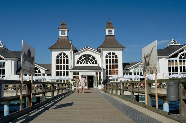 Pier Sellin Ruegen Rugia Mecklemburgo Pomerania Occidental Alemania — Foto de Stock