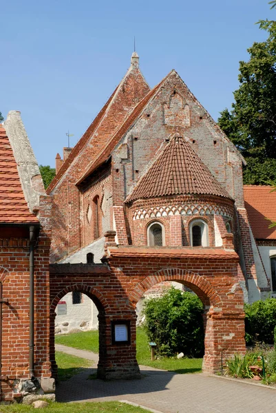 Igreja Antiga Altenkirchen Ruegen Rugia Mecklemburgo Pomerânia Ocidental Alemanha — Fotografia de Stock