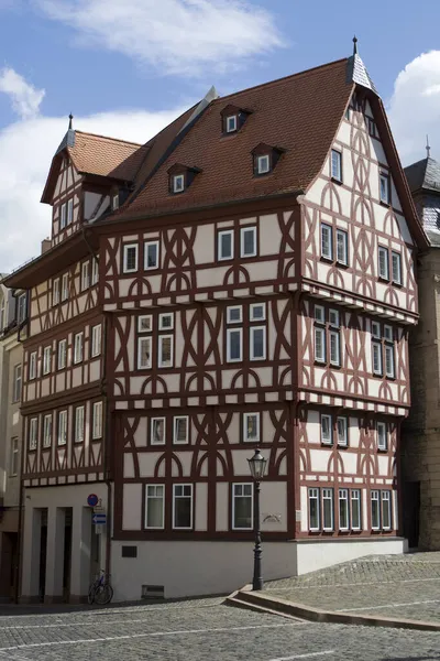 Dom Muru Pruskiego Aschaffenburg Bawaria Niemcy — Zdjęcie stockowe