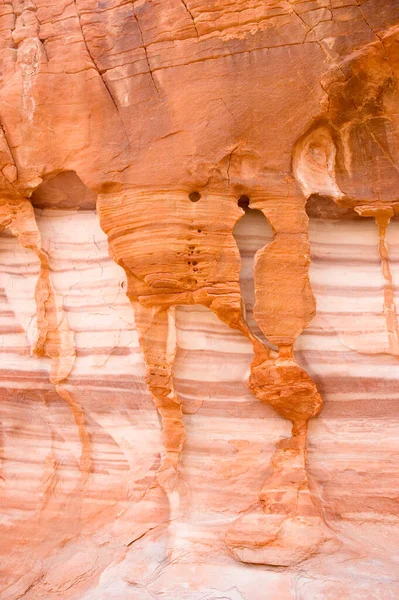 Sandsten Strukturer Vita Kupoler Valley Fire State Park Nevada Usa — Stockfoto
