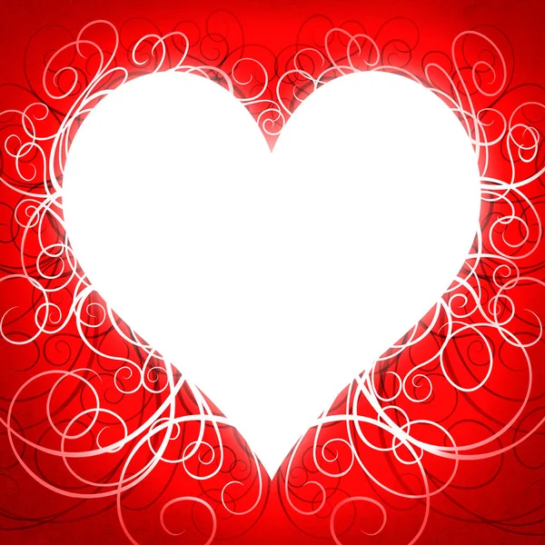 Rotes Herz Abstrakter Hintergrund Mit Herz Valentinstag Konzept Liebe Rotes — Stockfoto