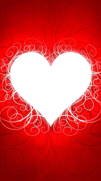 발렌타인데 컨셉트로 그라운드 Love Red Heart Texture Illustration Heart Background — 스톡 사진