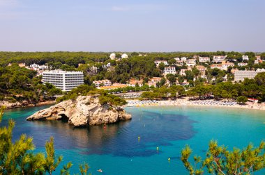 Cala galdana beach içinde menorca, İspanya