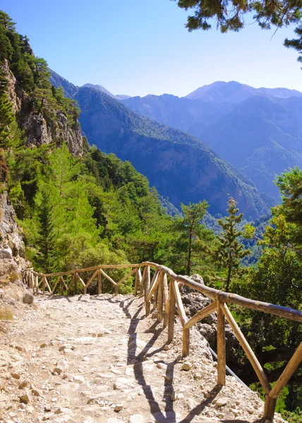 Самарії ущелині, острова Крит, Греція — стокове фото