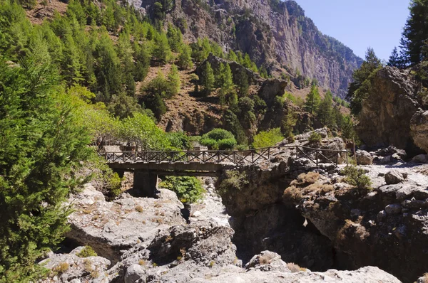 Samaria Gorge, ilha de Creta, Grécia — Fotografia de Stock