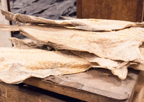 Dried Cod fish in Iceland — Stock Photo, Image