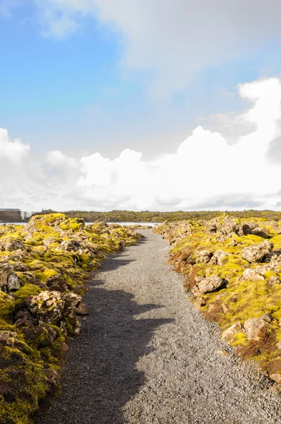 Modrá Laguna - slavný islandský spa a geotermální elektrárny — Stock fotografie