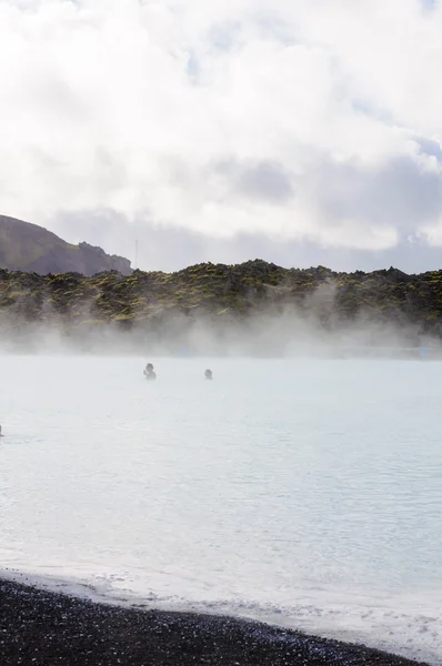 Blue lagoon - ünlü İzlandalı spa ve jeotermal santrali — Stok fotoğraf