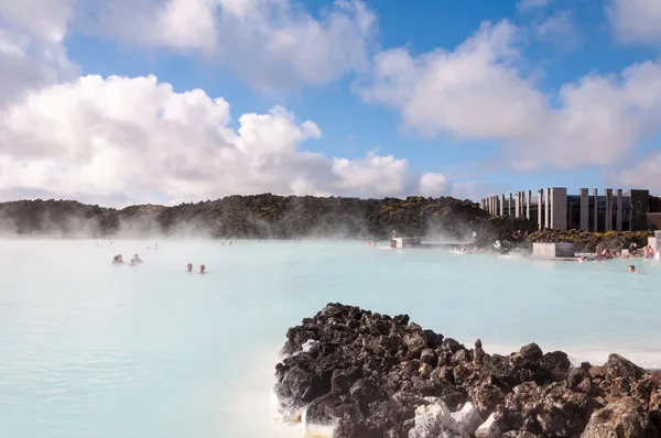 Blue Lagoon - famous Icelandic spa and Geothermal plant — Stock Photo, Image