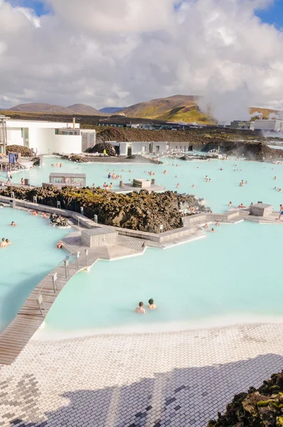 Blå lagunen - kända Isländska spa och geotermiska anläggningen — Stockfoto