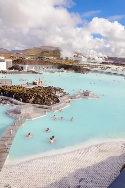 Blå lagunen - kända Isländska spa och geotermiska anläggningen — Stockfoto