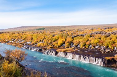 hraunfossar şelale, İzlanda