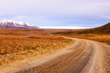 İzlandalı yataygullfoss Şelalesi