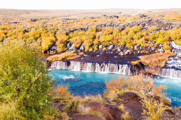 Hraunfossar waterfall, Iceland — Stock Photo, Image