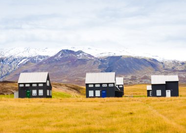 İzlandalı yataygullfoss Şelalesi