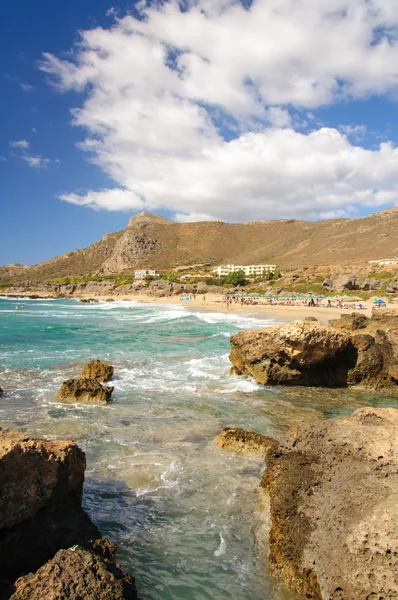 Falassarna, l'une des plus belles plages de Crète, récompensée comme la meilleure d'Europe — Photo