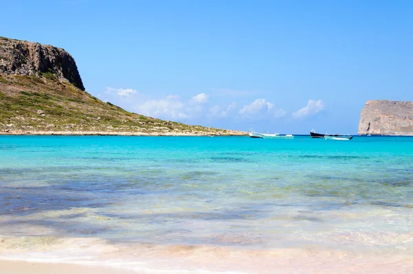 อ่าวบอลอส เกาะแกรมโวซ่า เกาะครีต กรีก — ภาพถ่ายสต็อก