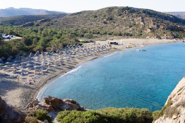 ünlü palm beach vai, Girit Adası, Yunanistan