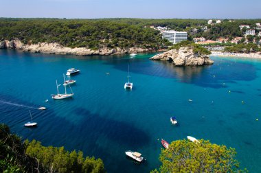 Cala galdana beach, Minorka Adası, Balear Adaları, İspanya