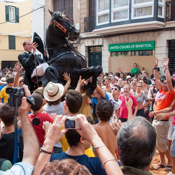 Festes de Gracia, ville de Mahon, île de Minorque, Espagne — Photo