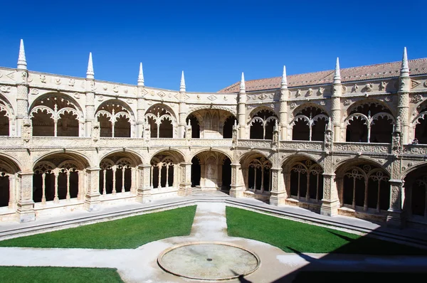 Hieronymiternas kloster i Belém district, Lissabon, portugal — Stockfoto
