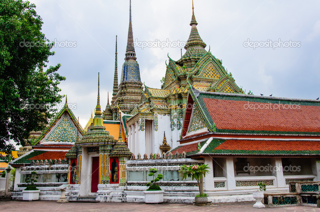 Wat Pho or the Temple of Reclining Buddha in Bangkok, Thailand
