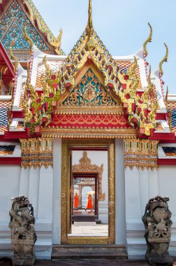 WAT pho, Tapınağı yatan Buda Bangkok, Tayland
