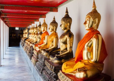 WAT pho, Tapınağı yatan Buda Bangkok, Tayland