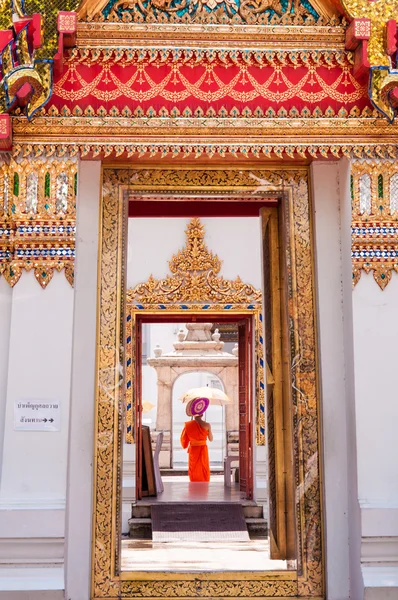 在曼谷，泰国的卧佛寺佛寺 — 图库照片