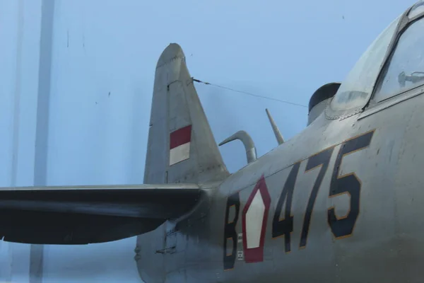 印度尼西亚空军的飞机在博物馆展出 退役飞机 — 图库照片