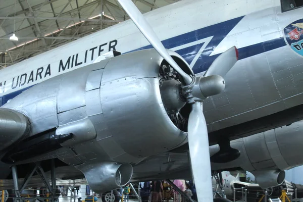 Indonesische Luchtmacht Vliegtuigen Tentoongesteld Het Museum Gepensioneerd Vliegtuig — Stockfoto