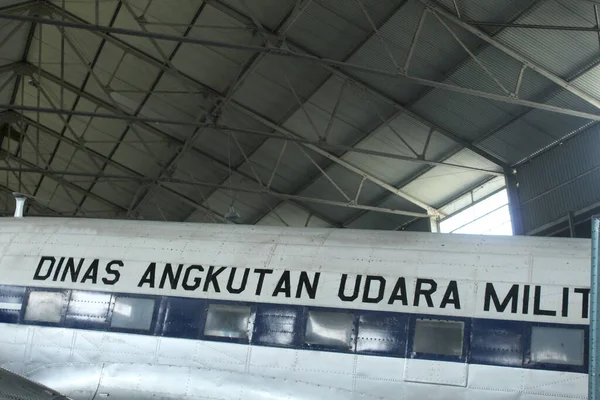 Indonesian Air Force Aircraft Display Museum Retired Airplane — ストック写真