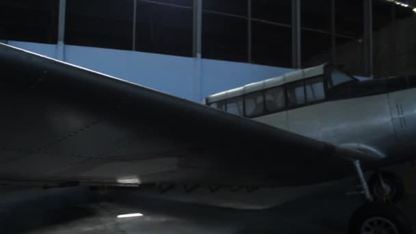 Военные Самолеты Ввс Индонезии Вышедшие Пенсию Экспонирующиеся Аэрокосмическом Музее Джокьякарте — стоковое видео