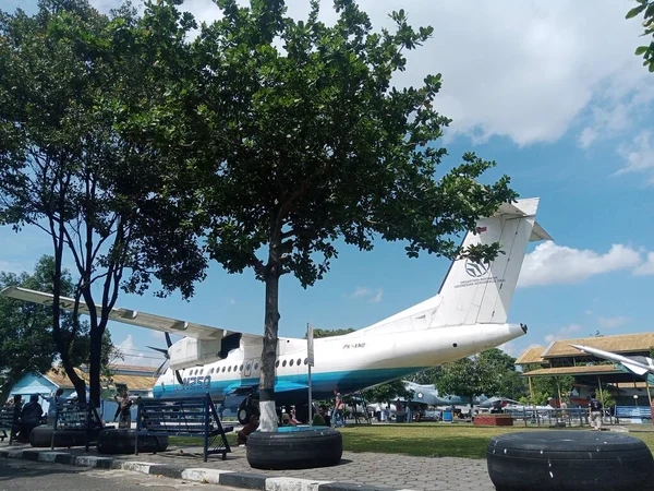 Military Aircraft Belonging Indonesian Air Force Has Been Retired Display — ストック写真